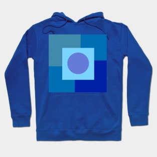 Abstract blue tones Hoodie